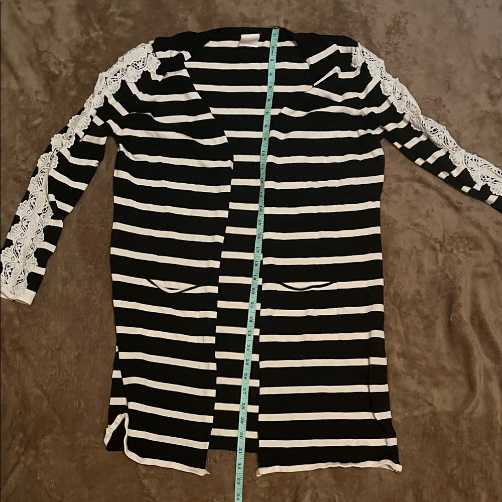 Striped cardigan